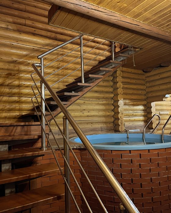 Шикарная сауна на дровах
