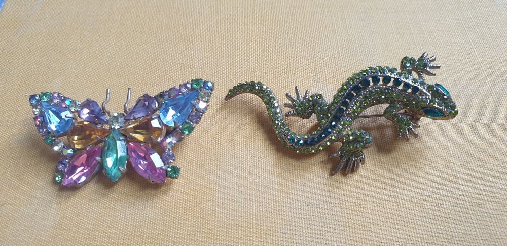 Броши чехославакия винтаж