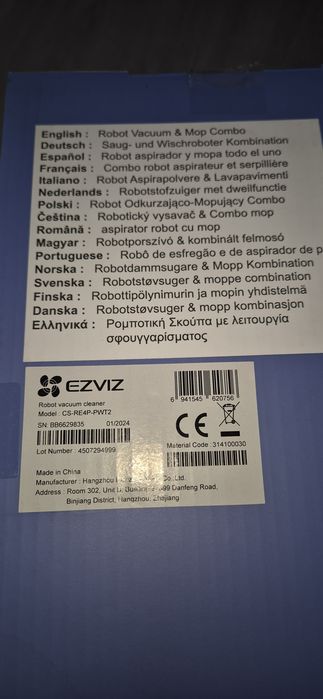 Robot aspirator ezviz RE4 plus