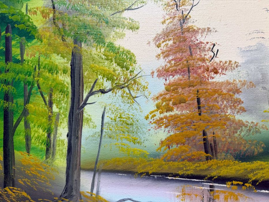 tablou vechi pictat pe panza in ulei pictura in ulei tablou vechi ulei