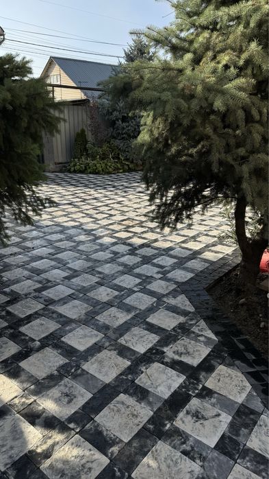 Укладка  Брусчатка, тратуарный плитка