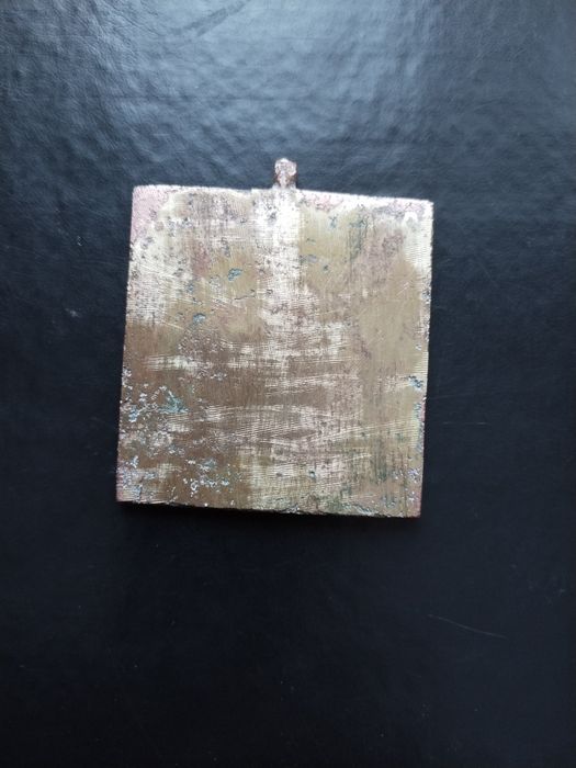 Икона вершковая бронзовая