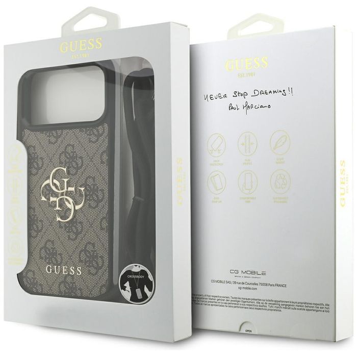Etui guess 4g big logo cord stap          crossbody do iphone 17 pro m