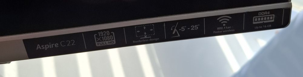 Моноблок компьютер Acer inspire c22