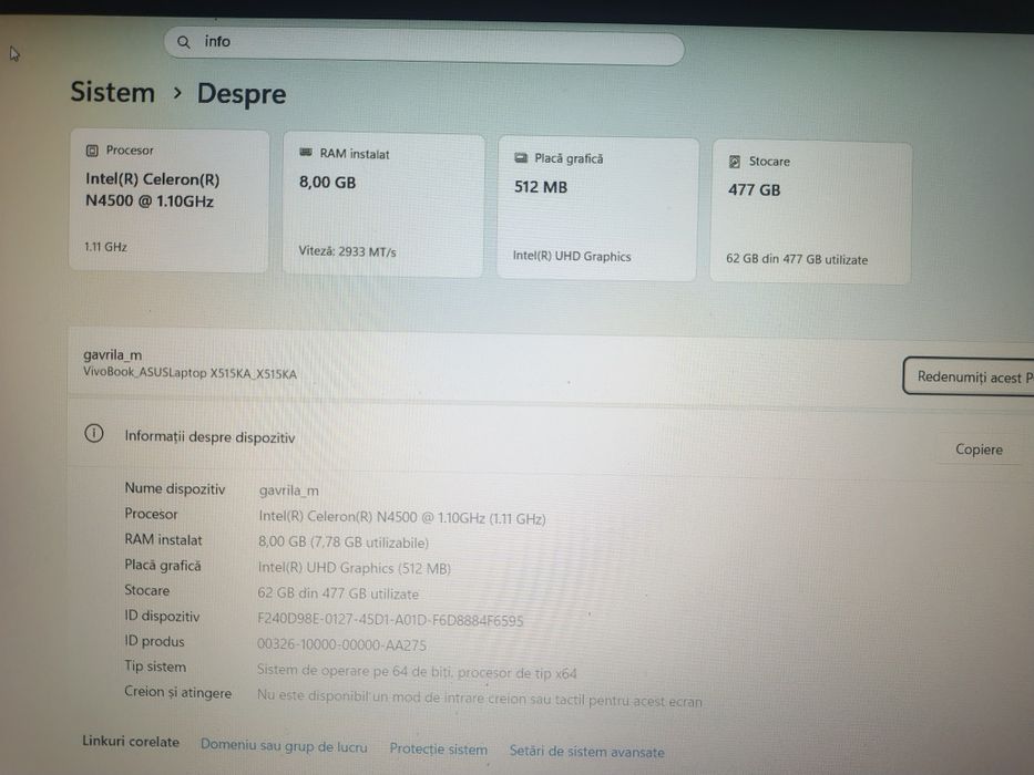 Laptop ASUS X515