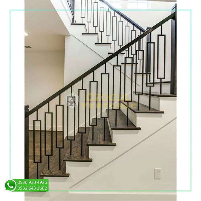 Перила в стиле хайтек. Премиум класс