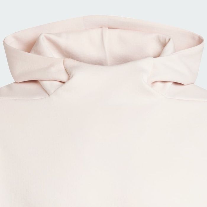 НОВ оригинален бледо розов памучен суичър ADIDAS ZNE размер L от САЩ