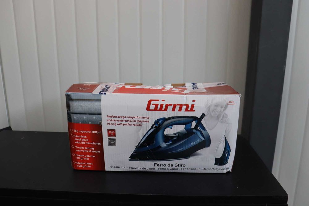 Ютия ST62, 2800W, гладеща плоча от неръждаема стомана, Girmi