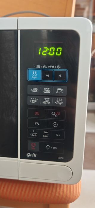 Cuptor cu microunde Samsung GW73E-WB, 750 W, 20 l, Grill, Digital, Alb