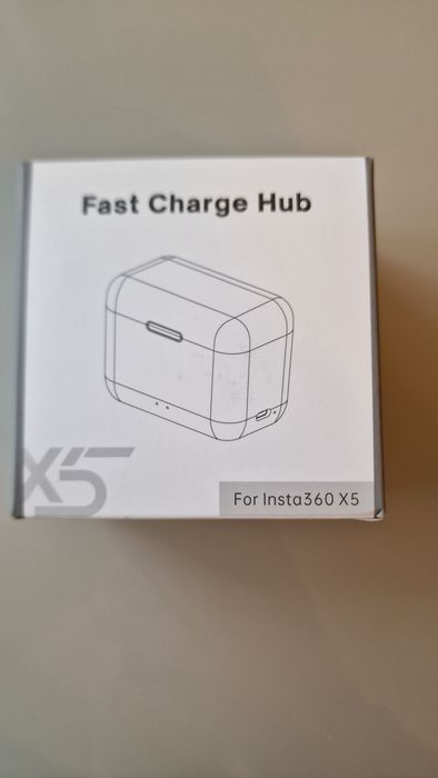 Зарядно + батерии за Insta 360 x5 екшън камера