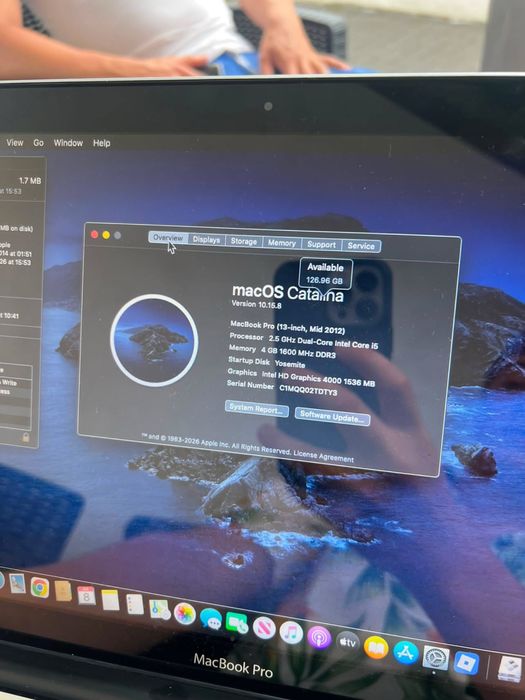 macbook pro 13 mid 2012