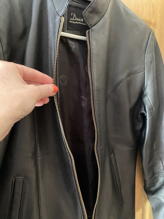 Естествена кожа  дамско яке