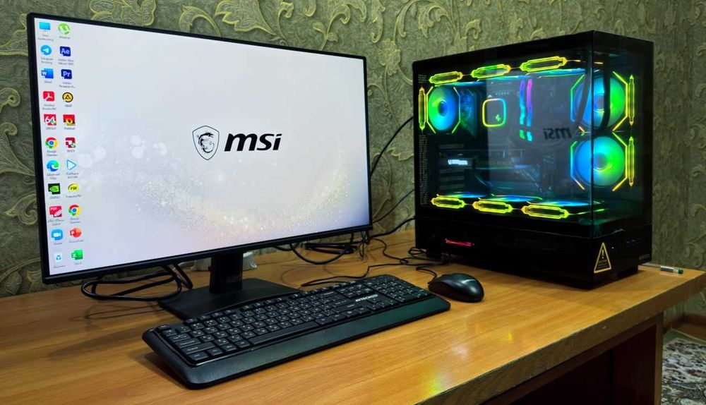 Игровой ПК + монитор MSI — отличное состояние