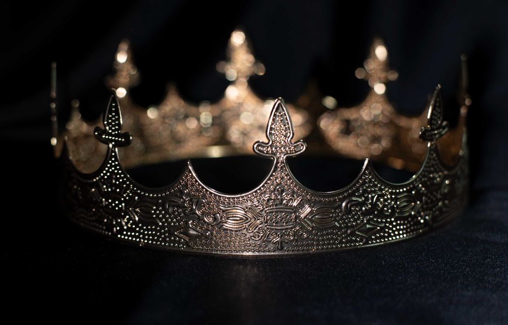 Мужская корона, регулируемый размер, полный круг. Доставка включена.