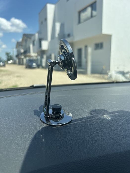 Suport Auto Magnetic MagSafe – Montaj cu Bandă Adezivă 3M