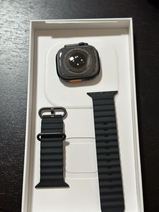 Apple watch ultra 3 ocean band black titanium garantie