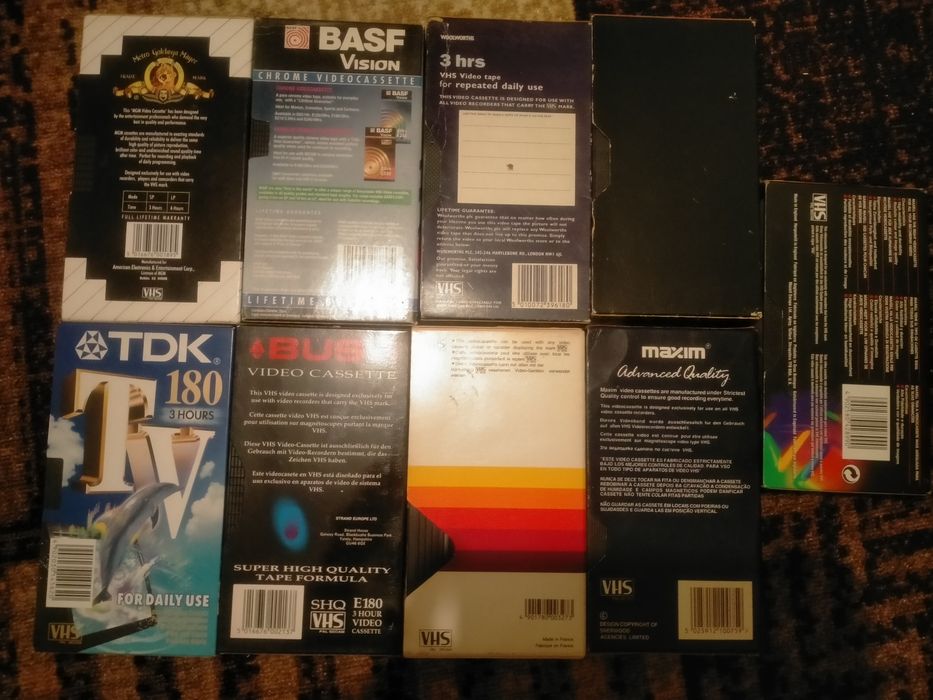 Видео касети в отлично състояние