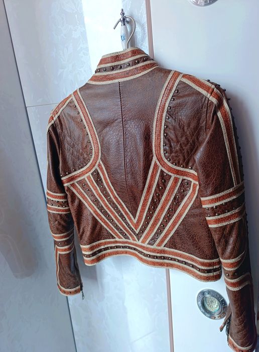 Уникално кожено яке от телешка кожа