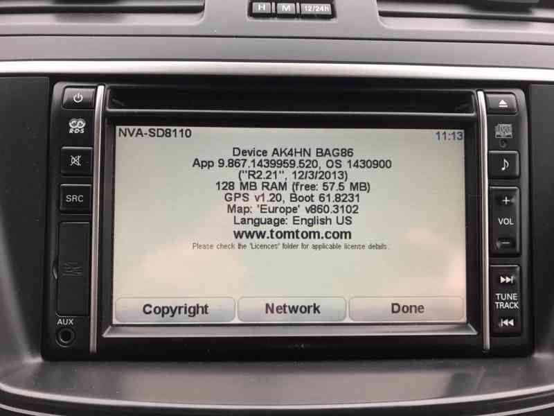 Card navigatie Mazda 3 5 6 MX-5 NVA-SD8110 TomTom Europa 2024