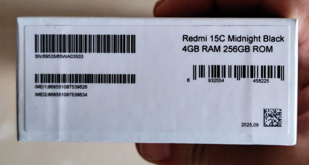 XIAOMI Redmi 14C 4G/XIAOMI Redmi 15C 4G noi la cutie !