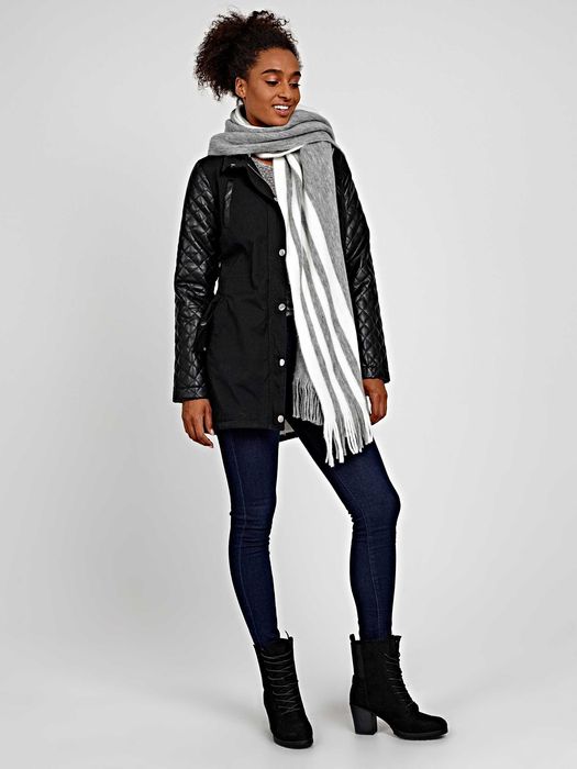 Плетен зимен шал. Унисекс..