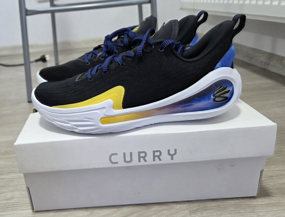 Adidasi baschet Under Armour Curry 12 "Dub Nation" Negru - Noi în cutie (Mărimea 44.5 EU/28.5 cm)