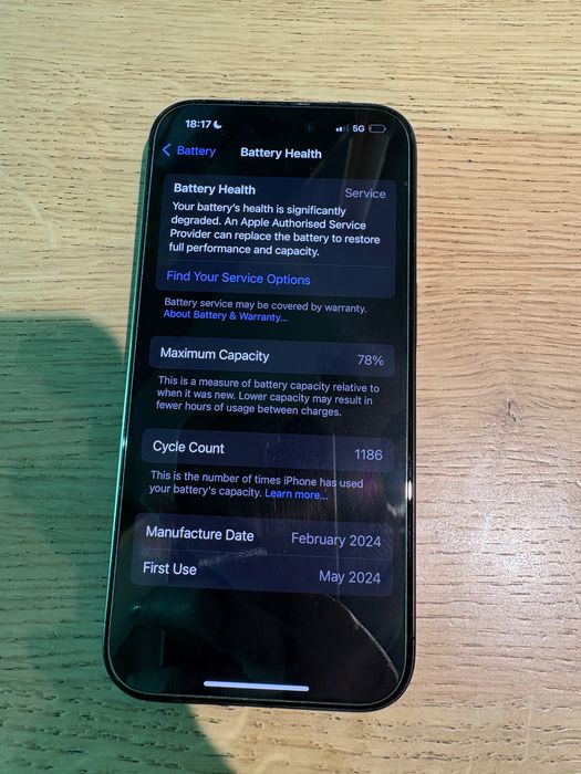Iphone 15 pro 256 гб черен