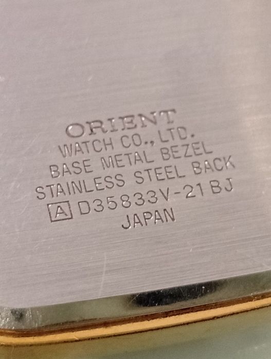 Часовник ORIENT  VX Japon quartz