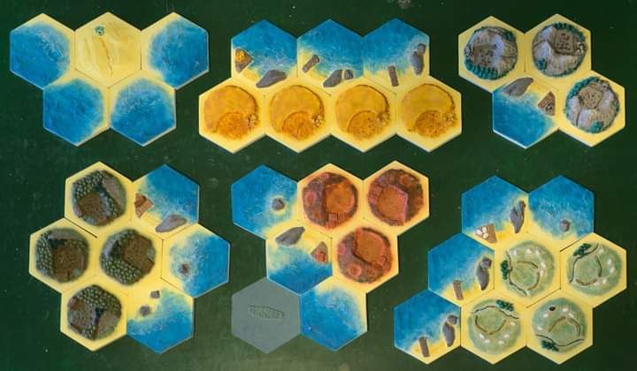Elemente hexa 3D Catan