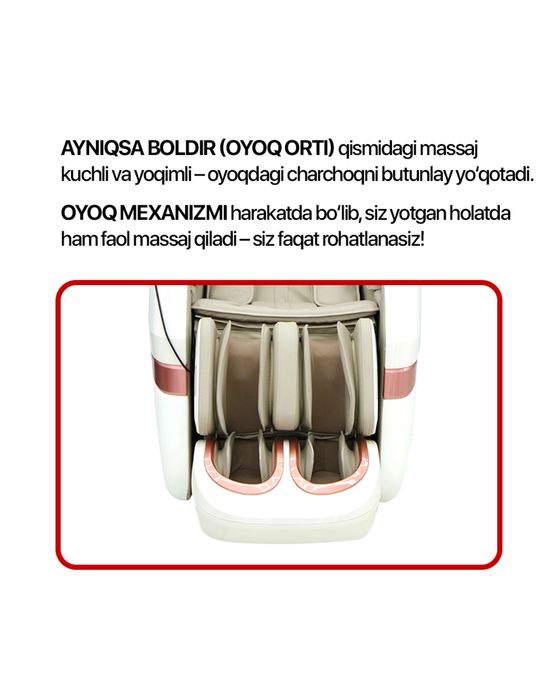 Birinchi qo’l kreslo massajyor!