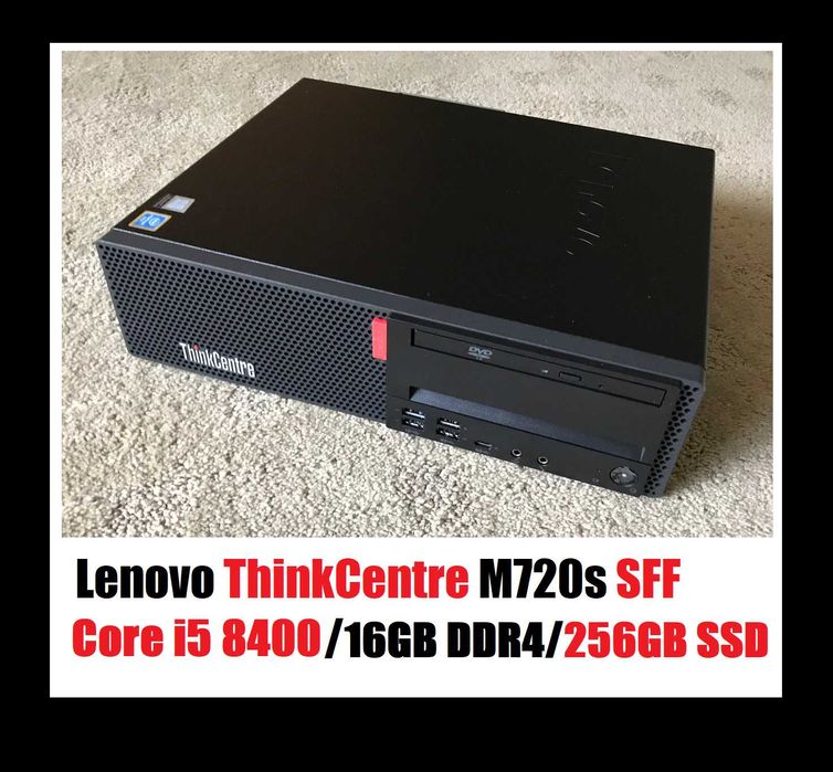Lenovo ThinkCentre M720s SFF/Core i5-8400/16GB RAM/256GB SSS/Intel UHD