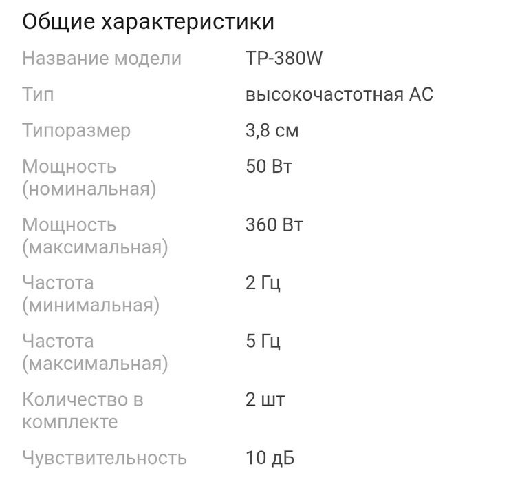 Твиттеры в машину ВЧ (новые)