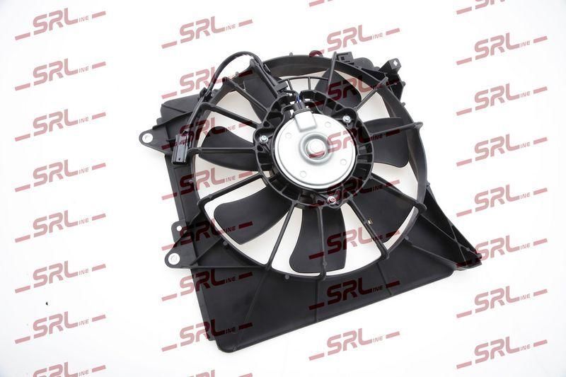 GMV ventilator radiator Honda Fit (GE) 2008-2015, Jazz (GE) 2008-2015, 1.5, 1.2, 1.4, Diam.: 300 mm, mufa: 2 pini, OE 1680008731, SRLine
