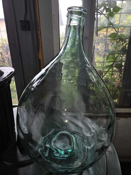 Damigeană sticlă 54L – Italia , cos protectie– stare impecabilă