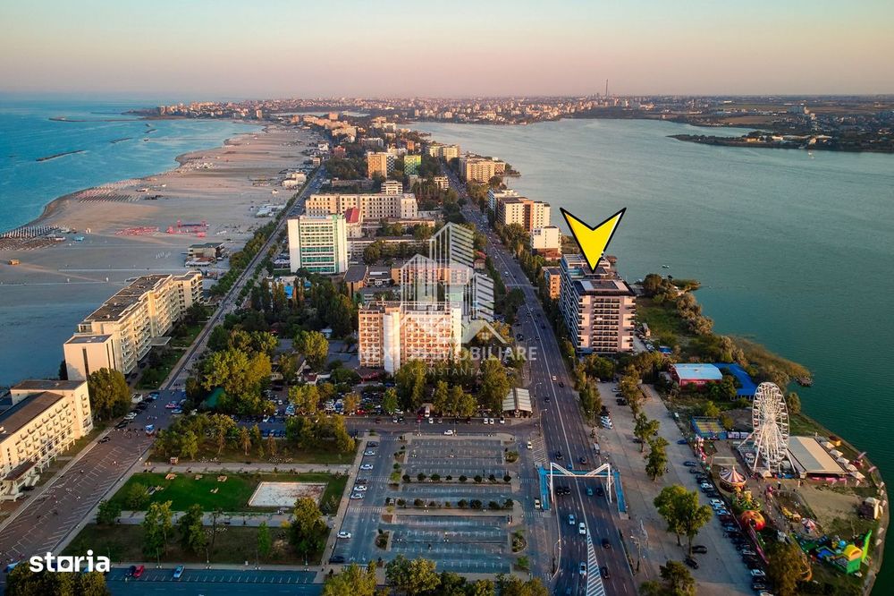 Apartament 3 camere la alb, Mamaia, Lacul Siutghiol