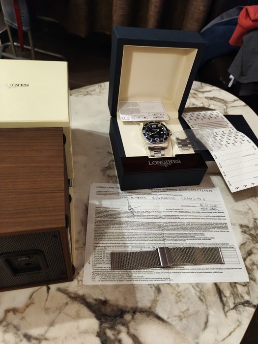 longines hydroconquest 44mm automatic + bonus cutie winder