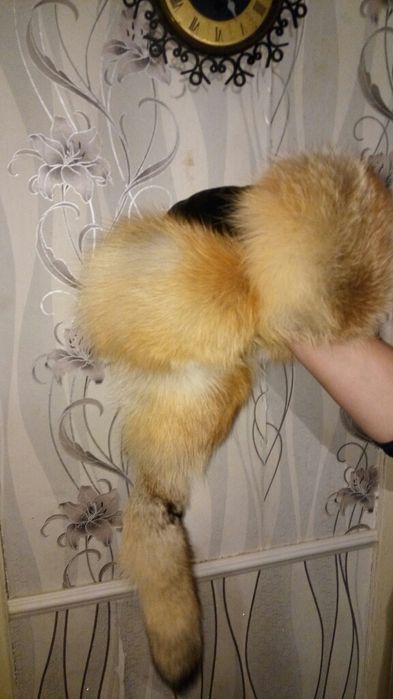 Малахай из меха лисы .