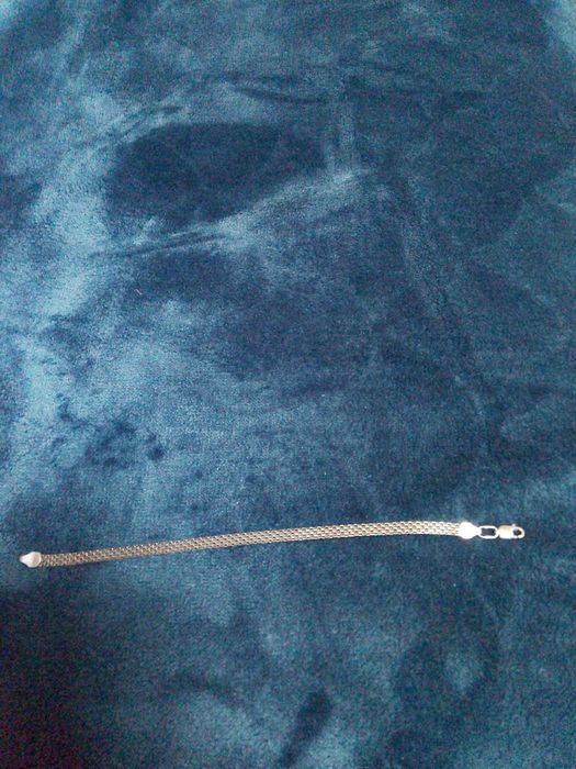 Продам мужской серебряный браслет