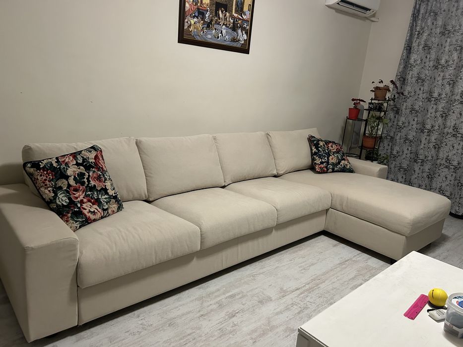 4-местен диван Икеа с лежанка