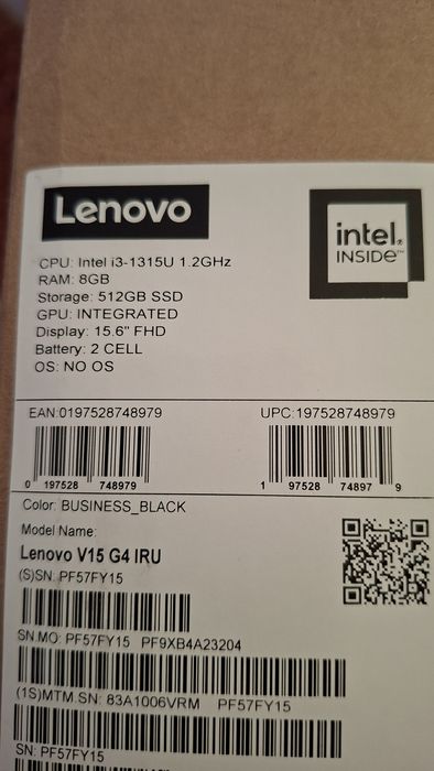 Rezervat..  laptop Lenovo v15 g4 iru i3 8gb ssd 512gb