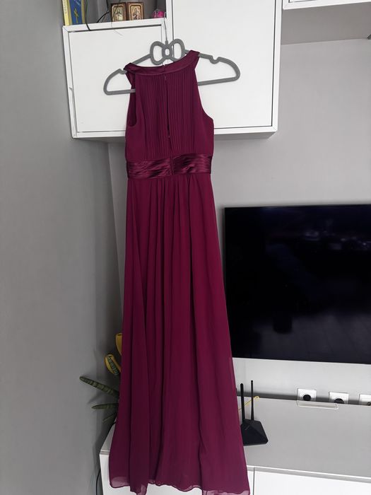 Дълга официална рокля в цвят череша Jake*s coctail