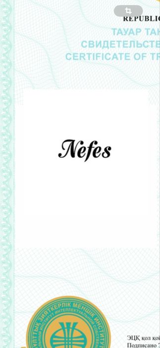 Товарный знак Nefes