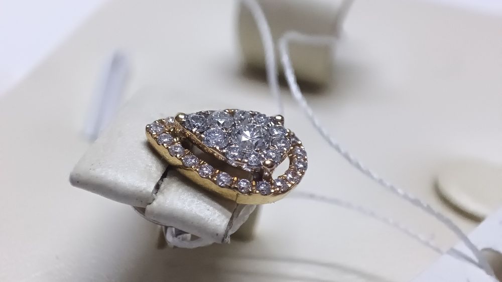 Серьги из желтого золота