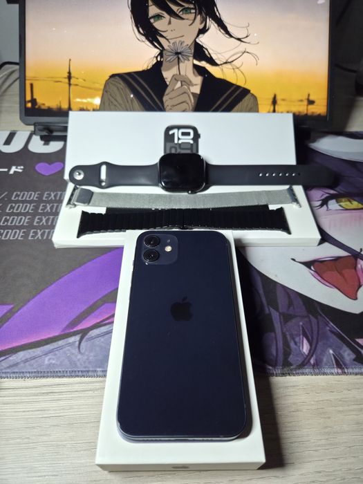 iPhone 12 128gb | 78% | идеал+часы в подарок