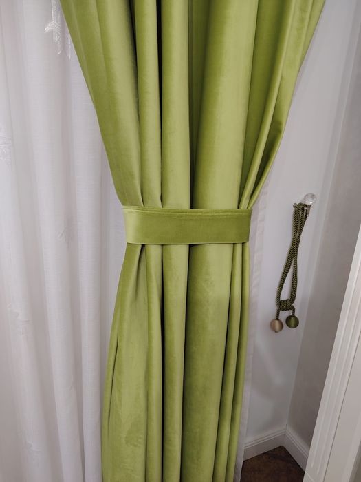 Draperii catifea groasă – 2 bucăți, 3 m lățime x 2,40 m înălțime