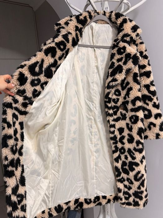 Дамско леопардово палто