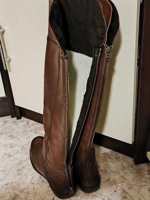 Кожаные ботфорты Tamaris Размер 38