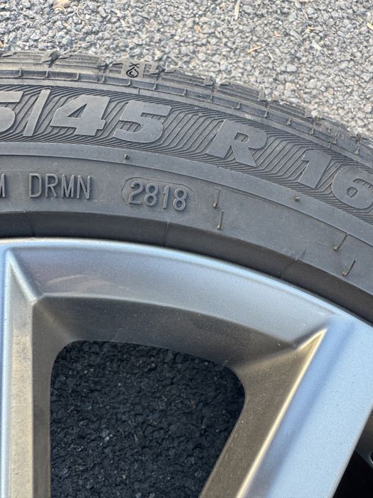 Set Jante 5x100 orig. Skoda VW Polo anv vara an 2018 4-5mm 215 45 R16