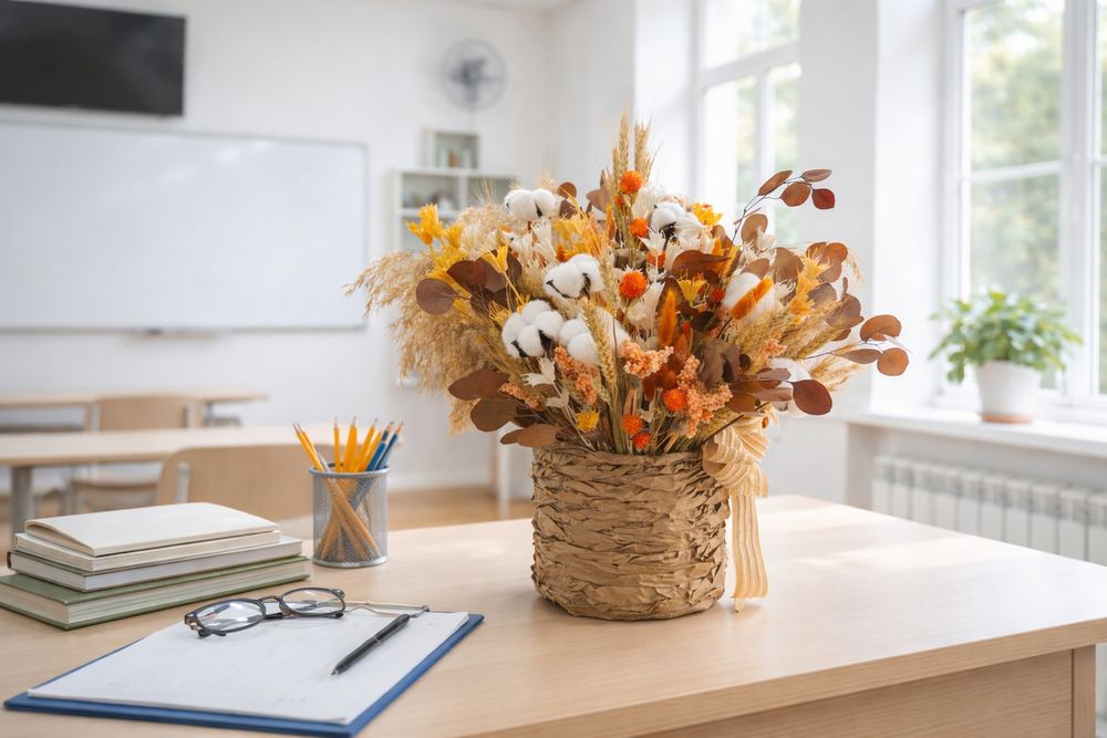 Букеты с сухоцветами