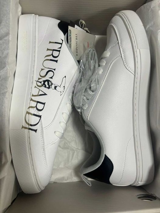 Trussardi - Сникърси 79A00748 Бял №41 Оригинал Код 786